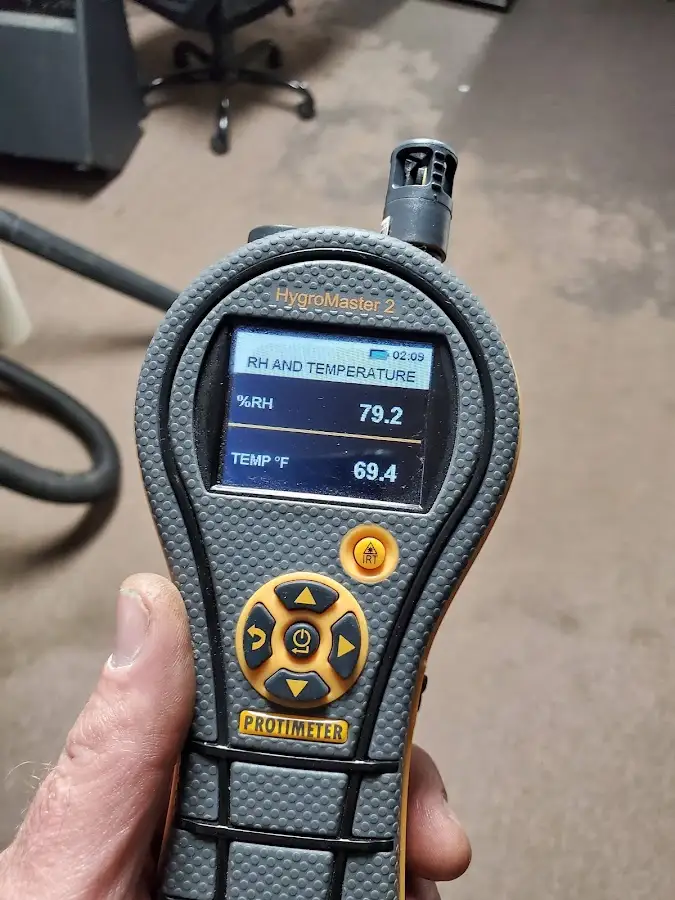 Moisture meter humidity assessment for Fire & Smoke Damage Restoration in Ridley Park